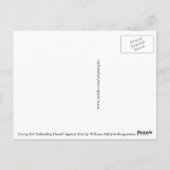 Bouguereau Young Girl Verteidiger gegen Eros Postkarte (Rückseite)