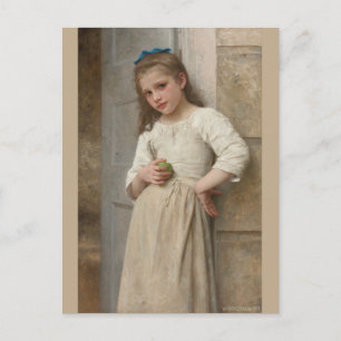 Bouguereau Yvonne vor der Tür Postkarte