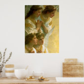 Bouguereau's Angels - Print Poster (Küche)