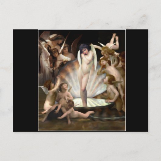 Bouguereau's Angels Surround Cupid Postkarte (Vorderseite)