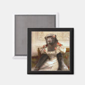 Bouguereau's Chimp Magnet (Vorderseite/Rückseite)