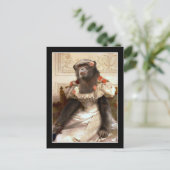 Bouguereau's Chimp Postkarte (Stehend Vorderseite)
