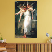 Bouguereau's Classic 1893 Malerei - Jugend Leinwanddruck (Insitu (Wohnzimmer))