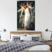 Bouguereau's Classic 1893 Malerei - Jugend Leinwanddruck (Insitu (Schlafzimmer))