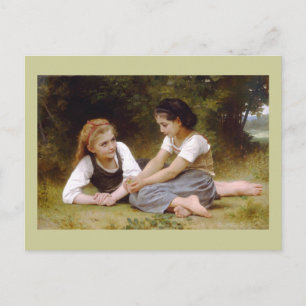 Bouguereaus Die Nusssammlerinnen von 1882 Les n Postkarte