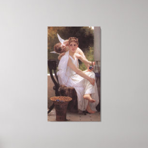 Bouguereau's klassische Malerei - Werk unterbroche Leinwanddruck