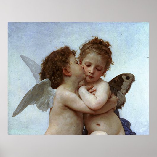 Bouguereau's L'Amour et Psyche, enfants (Cupid) Poster (Vorne)