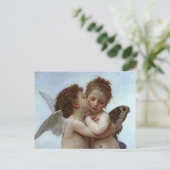 Bouguereau's L'Amour et Psyche, enfants (Cupid) Postkarte (Stehend Vorderseite)
