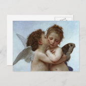 Bouguereau's L'Amour et Psyche, enfants (Cupid) Postkarte (Vorne/Hinten)
