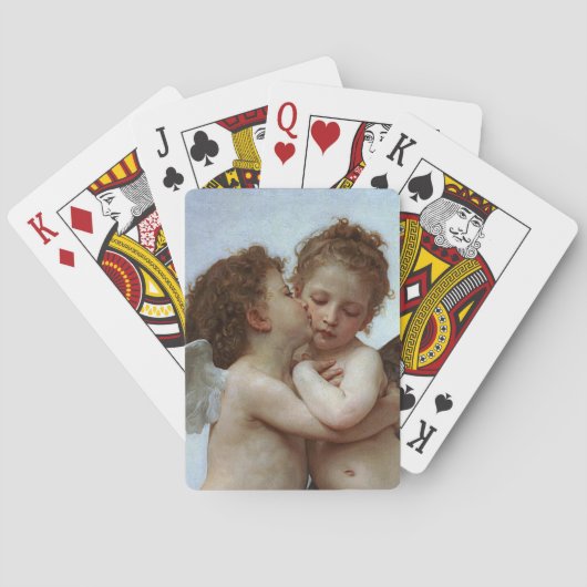 Bouguereau's L'Amour et Psyche, enfants (Cupid) Spielkarten (Rückseite)