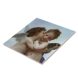 Bouguereaus L'Amour et Psyche, enfants (Cupido) Fliese