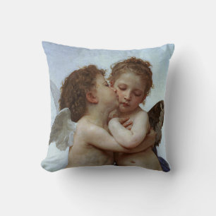 Bouguereaus L'Amour et Psyche, Kinder (Cupido) Kissen