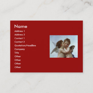 Bouguereaus L'Amour et Psyche, Kinder (Cupido) Visitenkarte