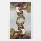 Bouguereau's Liebste Hirschferdin Geschirrtuch (Vertikal)