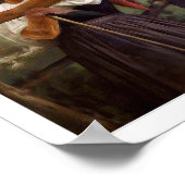 Bouguereau's Liebste Hirschferdin Poster (Ecke)