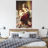 Bouguereau's Wohltätigkeit für klassische Malerei Leinwanddruck (Insitu (Schlafzimmer))