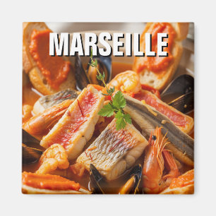 Bouillabaisse Marseille France Travel Magnet