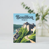 Bouillon Burg Belgien Postkarte (Stehend Vorderseite)