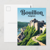 Bouillon Burg Belgien Postkarte (Vorne/Hinten)
