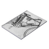 Bouilly Motorrad, 1895 Notizblock (Linke Seite)