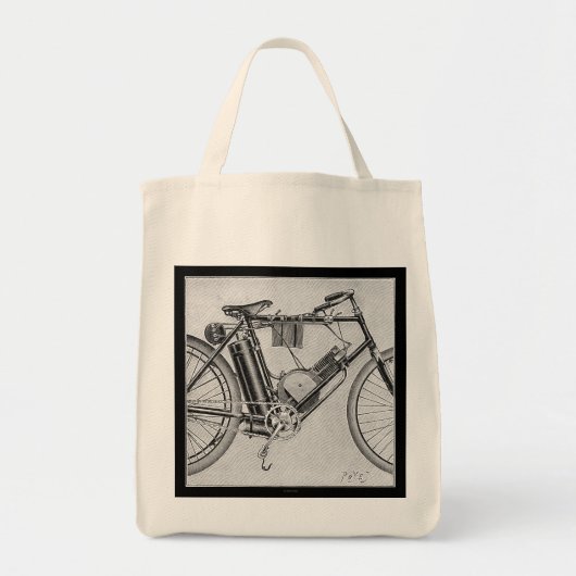Bouilly Motorrad, 1895 Tragetasche (Vorne)