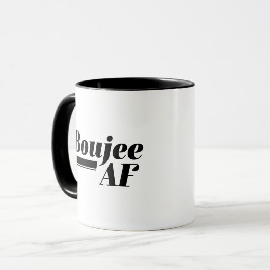 Boujee AF Tasse (Vorderseite Links)