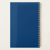 Boujee Blue Sprinkle Sprinkle Notebook Planer (Rückseite)