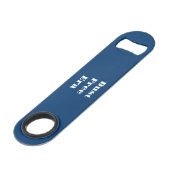 Boujee Blues Bottle Opener Speed Flaschenöffner (Rückseite Schrägansicht)