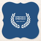 Boujee Blues Paper Untersetzer (Vorderseite)