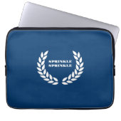 Boujee Blues Sprinkle Sprinkle Notebook-Sieb Laptopschutzhülle (Vorderseite)