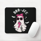 Boujee Boo-jee Niedlich Ghost Spooky Season Hallow Mousepad (Mit Mouse)
