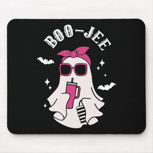 Boujee Boo-jee Niedlich Ghost Spooky Season Hallow Mousepad (Vorne)