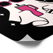 Boujee Boo-jee Niedlich Ghost Spooky Season Hallow Poster (Ecke)