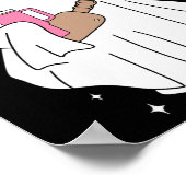 Boujee Boo-jee Niedlich Ghost Spooky Season Hallow Poster (Ecke)