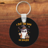 Boujee Boo Jee Soky Ghost Nk Halloween Pumpkin Cos Schlüsselanhänger (Vorderseite)