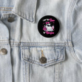 Boujee Boo Jee Spooky Ghost Pink Halloween Pumpkin Button (Beispiel)