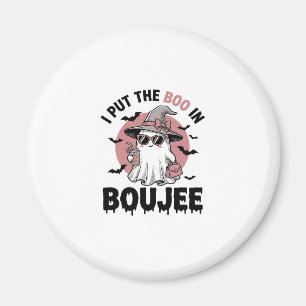 Boujee-Geist Halloween Vintage Gravur Design_1 Magnet