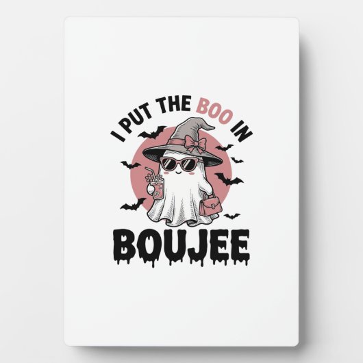 Boujee-Geist-Halloween-Vintage-Stichdesign_1 Fotoplatte (Vorderseite)