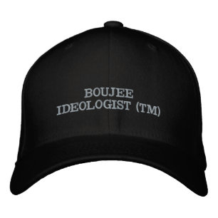 BOUJEE IDEOLOGIST (TM)-HATS BESTICKTE BASEBALLKAPPE