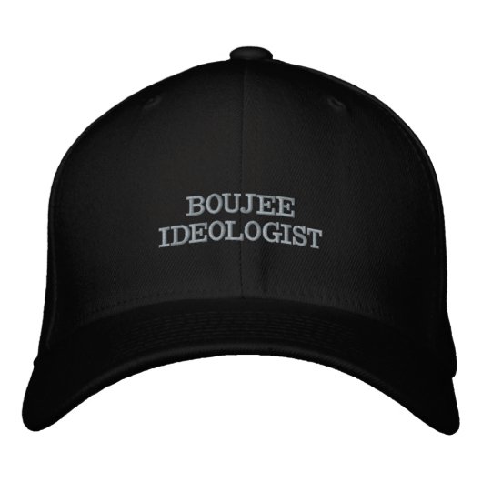 BOUJEE IDEOLOGIST (TM)-HATS BESTICKTE BASEBALLKAPPE (Vorderseite)
