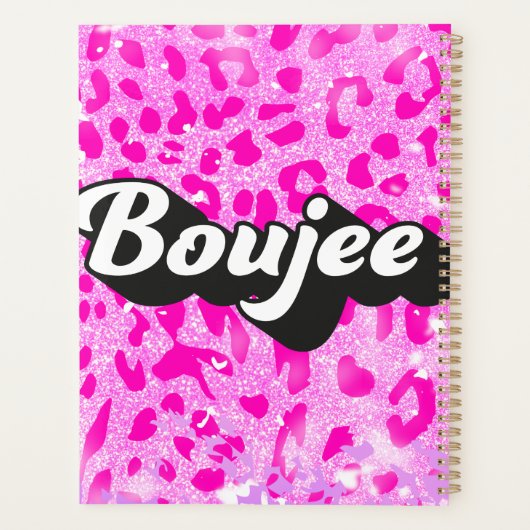 Boujee Planner Planer (Rückseite)