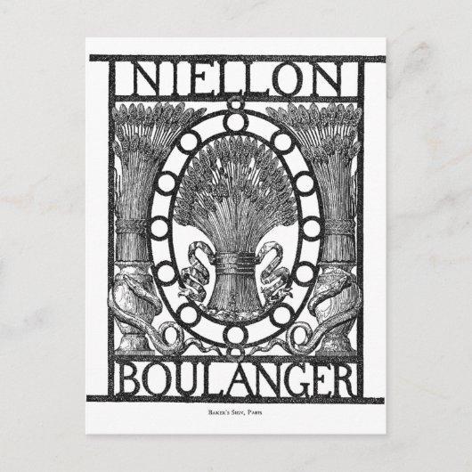 Boulanger Bakery Postkarte (Vorderseite)