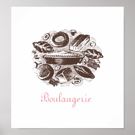 Boulangerie Poster (Vorne)