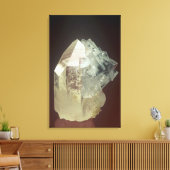 Boulangeritkristalle auf Fluorit, Hunan, China Leinwanddruck (Insitu (Wohnzimmer))