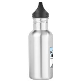 Boulder Atheists Logo Edelstahl-Wasserflasche Edelstahlflasche (Links)
