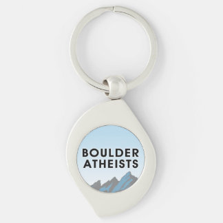 Boulder Atheists Logo Metal Keyring Schlüsselanhänger