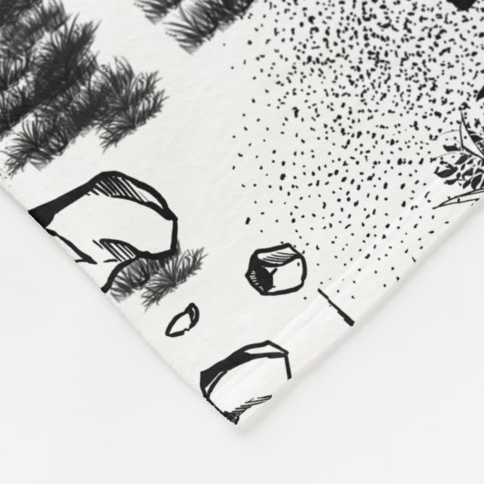 Boulder Bank Lighthouse Fleecedecke (Ecke)