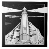Boulder Bank Lighthouse Fliese (Vorderseite)