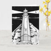 Boulder Bank Lighthouse Karte (Gelbe Blume)