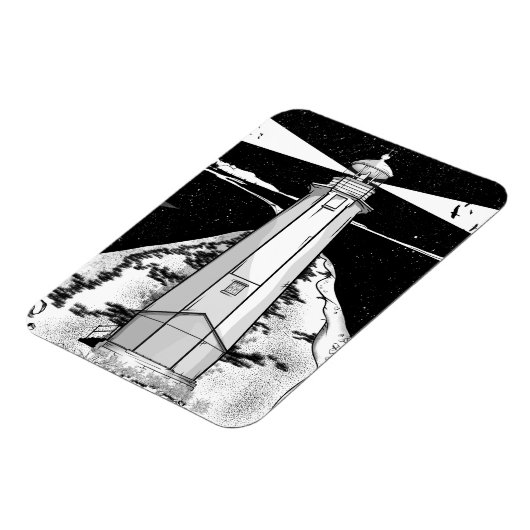 Boulder Bank Lighthouse Magnet (Linke Seite)
